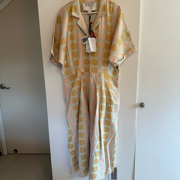 NWT Ace & Jig Ronnie Dress in Somersault XL - Picture 6 of 7